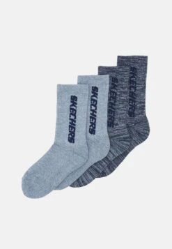 Skechers Boys Cushioned Tennis Socks 4 Pack - Sokken - Stone Mouliné