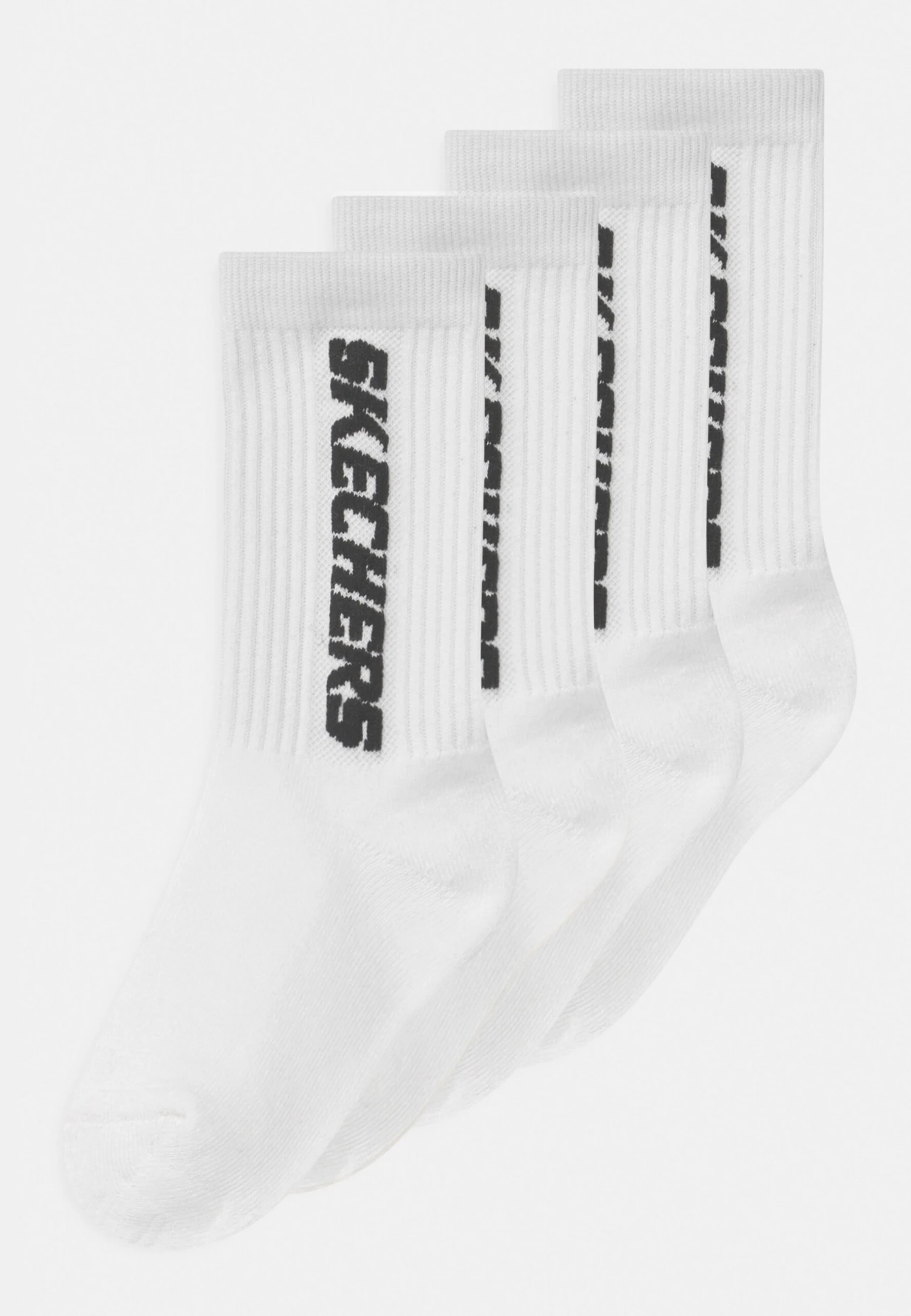 Skechers Girls Cushioned Tennis Socks 4 Pack - Sokken - White 3 Skechers Girls Cushioned Tennis Socks 4 Pack - Sokken - White