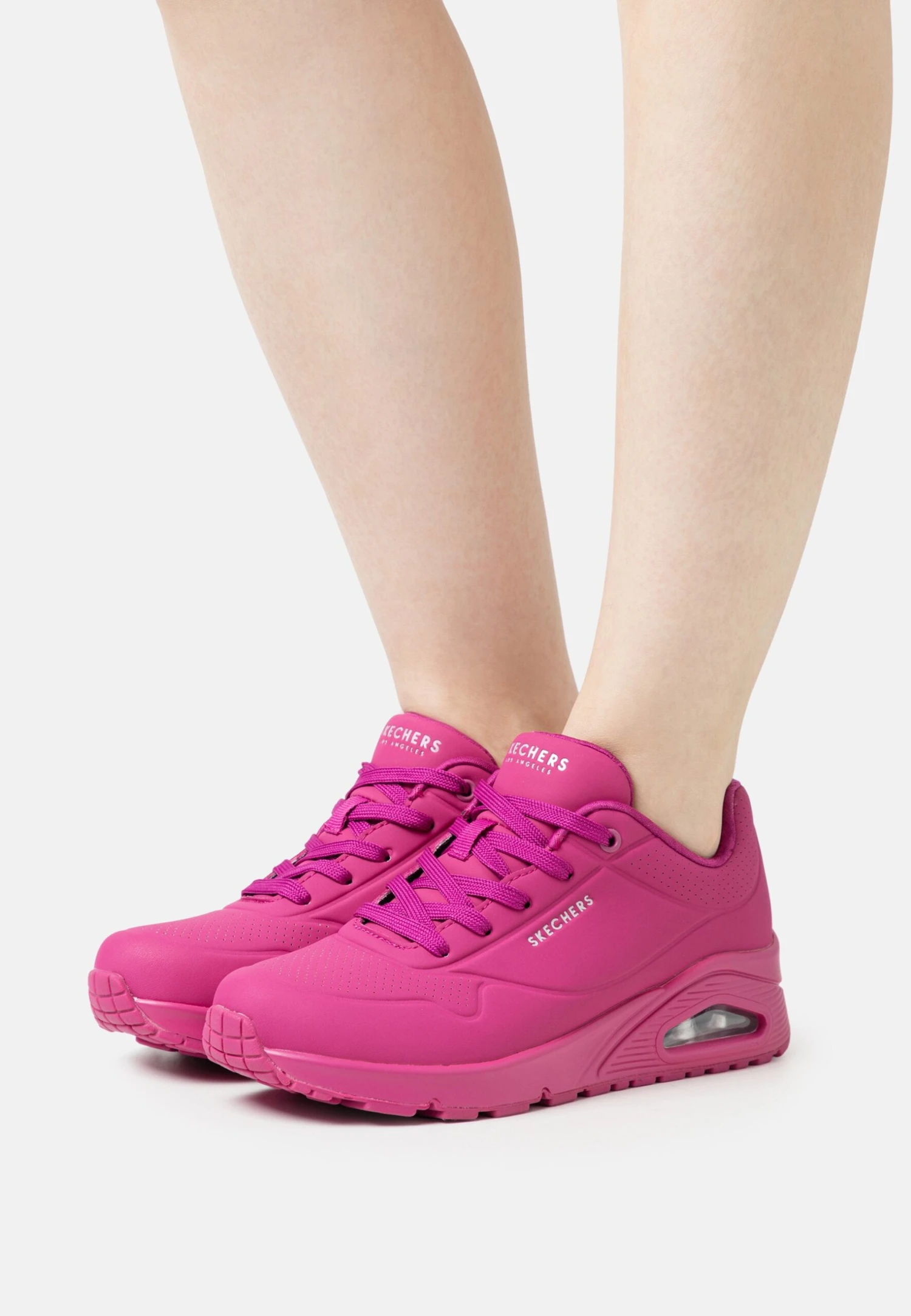 Uno - Sneakers Laag - Magenta Durabuck/Mesh 3 Uno - Sneakers Laag - Magenta Durabuck/Mesh