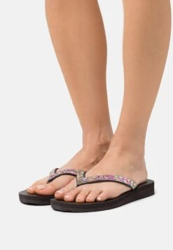 Skechers Meditation - Teensandalen - Chocolate/Multi-Coloured