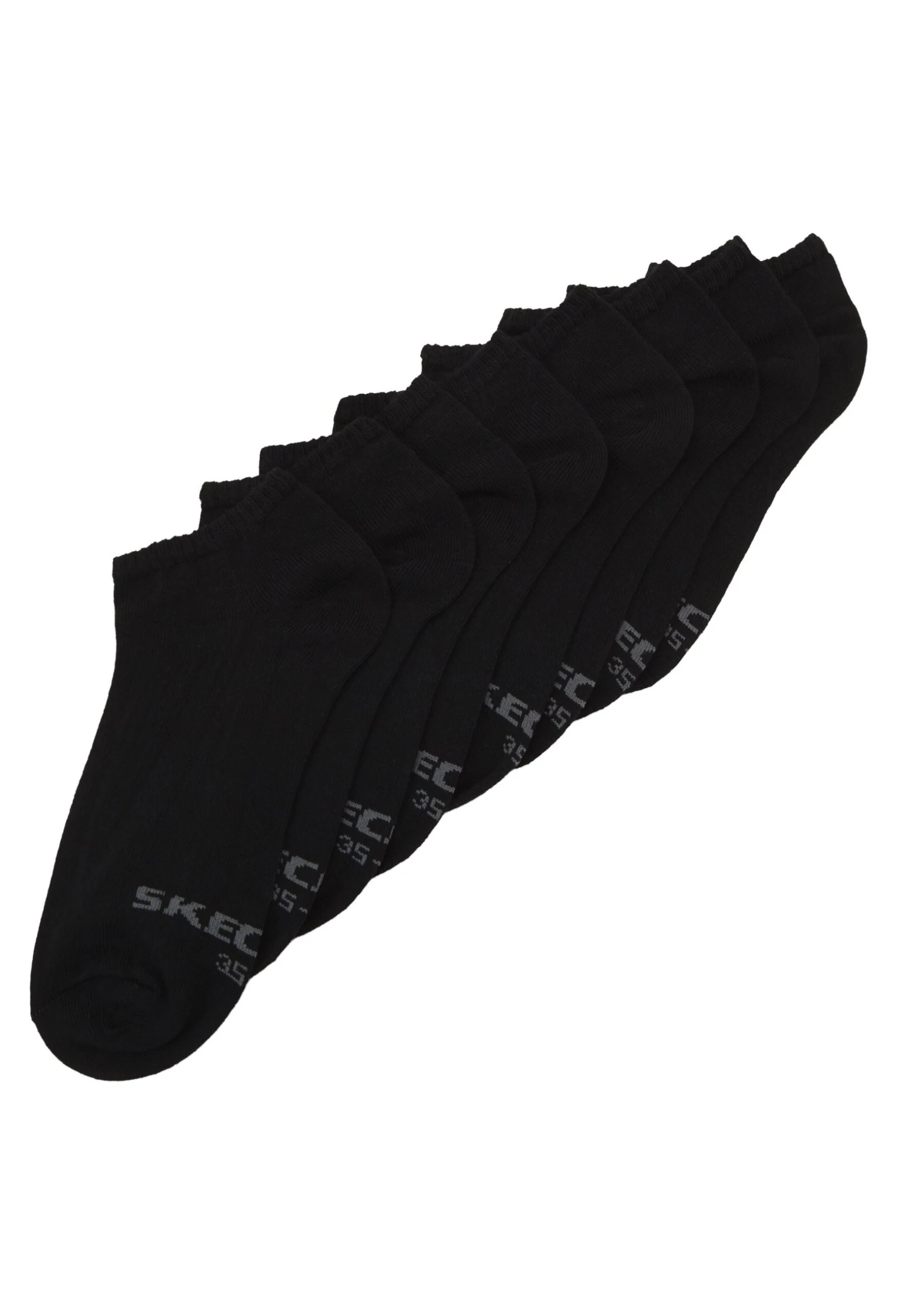 Skechers Online Casual Women Basic Sneaker 8 Pack - Sokken - Black 4 Skechers Online Casual Women Basic Sneaker 8 Pack - Sokken - Black - Afbeelding 2