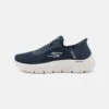 Go Walk Flex Slip In - Sportieve Wandelschoenen - Navy/White
