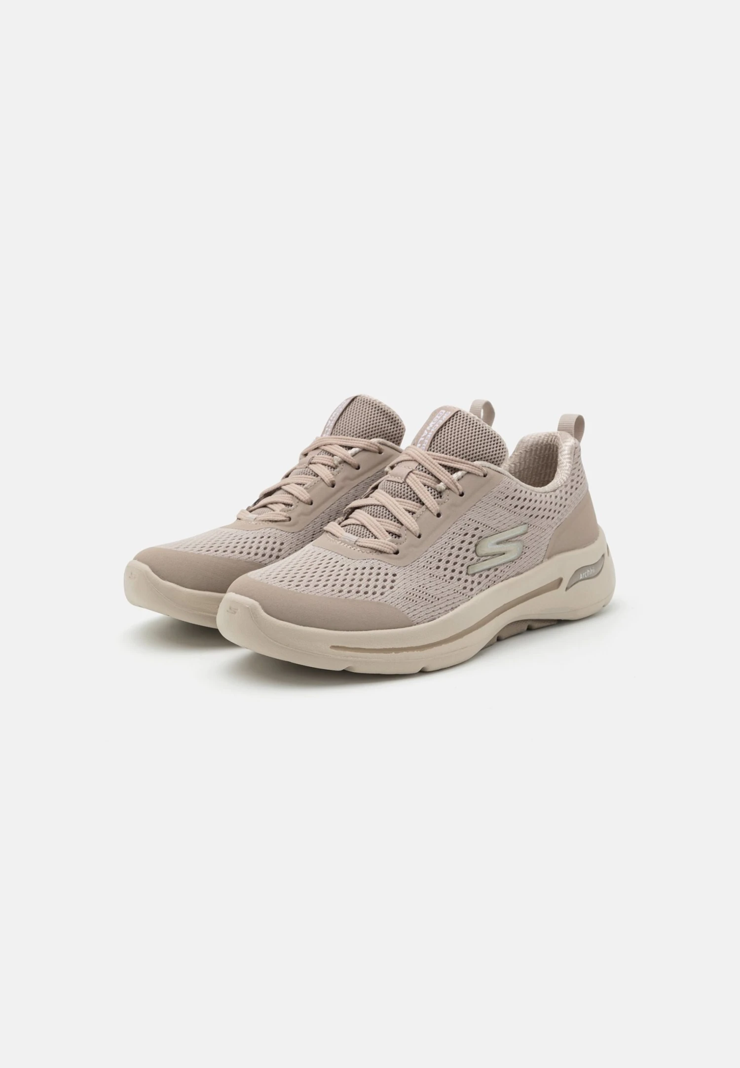 Go Walk Arch Fit Lace Up - Sportieve Wandelschoenen - Taupe 4 Go Walk Arch Fit Lace Up - Sportieve Wandelschoenen - Taupe - Afbeelding 2