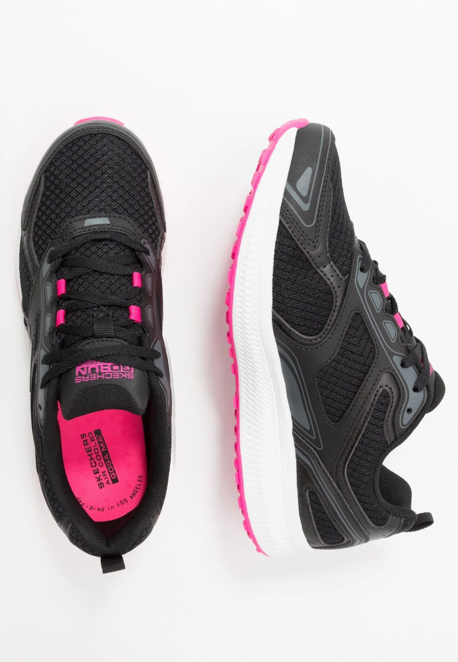 Go Run Consistent Lace Up - Hardloopschoenen Neutraal - Black/Pink 4 Go Run Consistent Lace Up - Hardloopschoenen Neutraal - Black/Pink - Afbeelding 2
