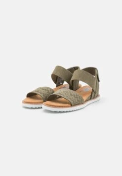 Skechers Desert Kiss - Sandalen Met Sleehak - Olive -Zalando 298d5a08e2ac4e74ab6fc445e1815bed