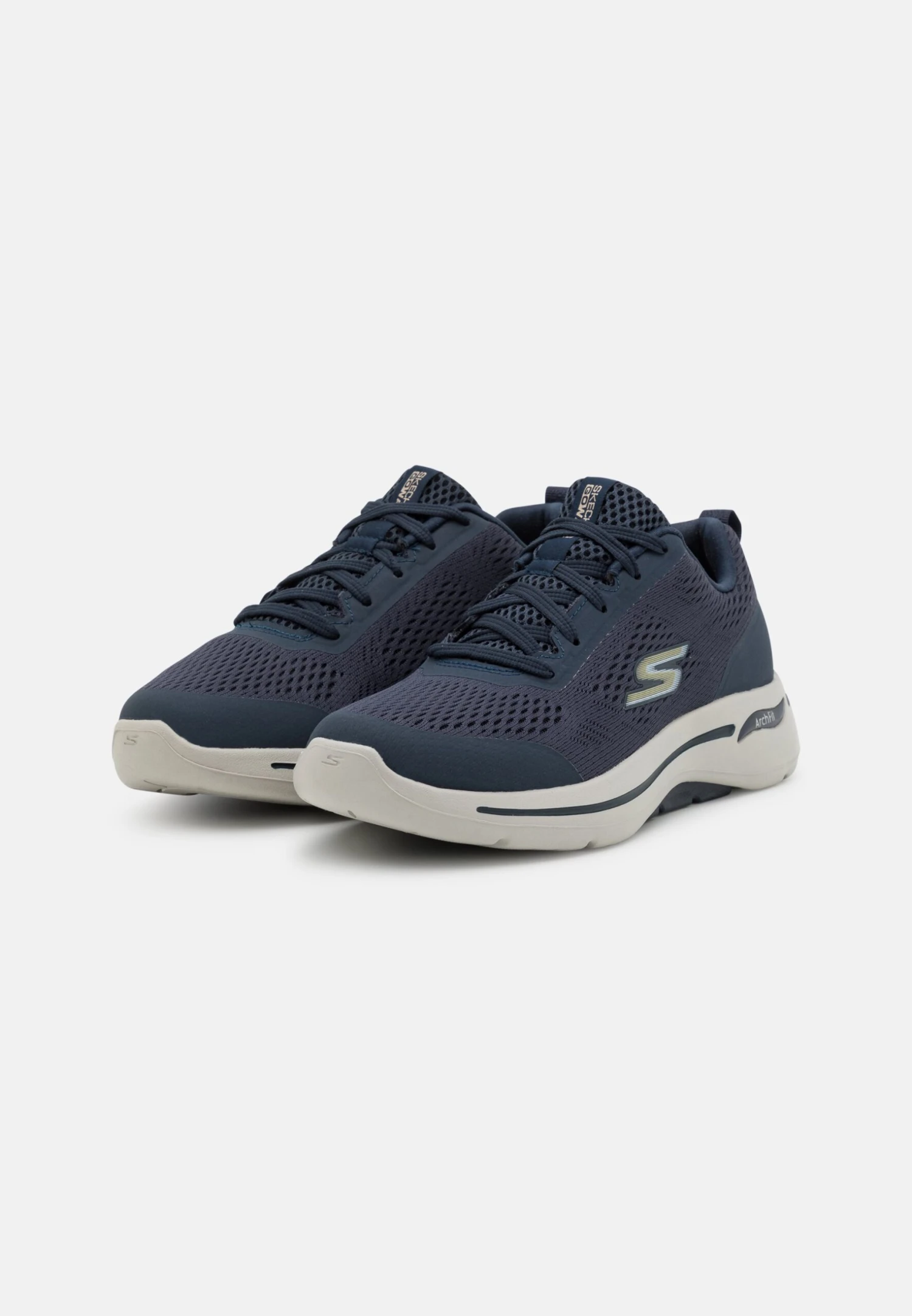 Go Walk Arch Fit - Sportieve Wandelschoenen - Navy/Gold 4 Go Walk Arch Fit - Sportieve Wandelschoenen - Navy/Gold - Afbeelding 2