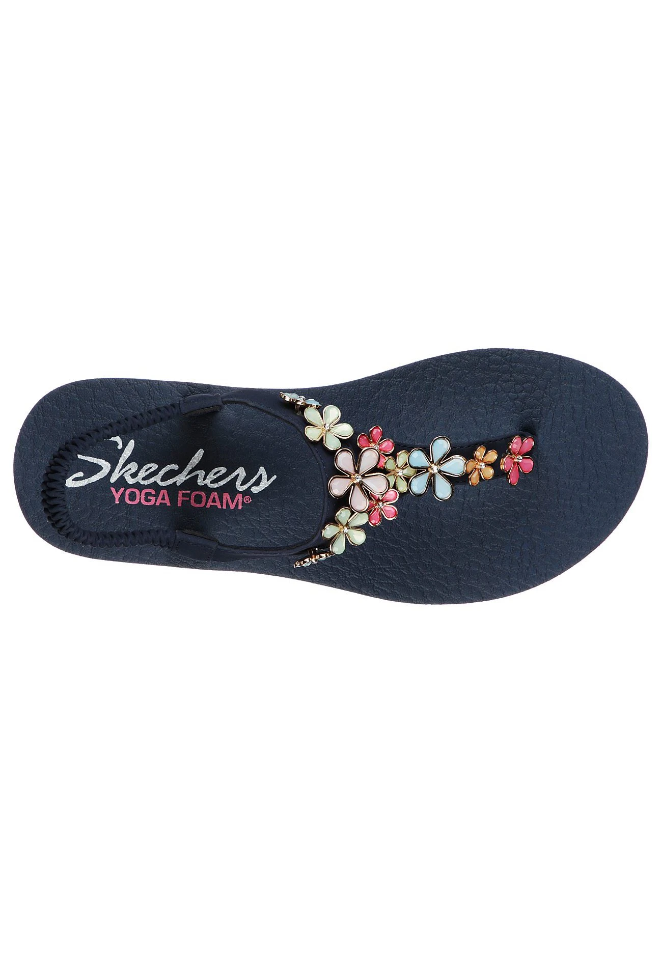 Skechers Meditation - Teensandalen - Navy Mitobuck/ Rhinestone Trim 5 Skechers Meditation - Teensandalen - Navy Mitobuck/ Rhinestone Trim - Afbeelding 3