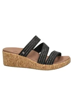 Skechers Archfit Beverly - Sandalen Met Sleehak - Zwart -Zalando 3861bf557ff945de802a31366e7f5f6c