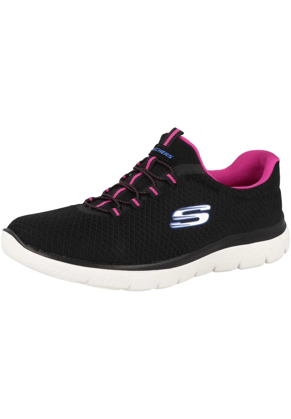 Skechers Summits - Sneakers Laag - Black Hot Pink 4 Skechers Summits - Sneakers Laag - Black Hot Pink - Afbeelding 2