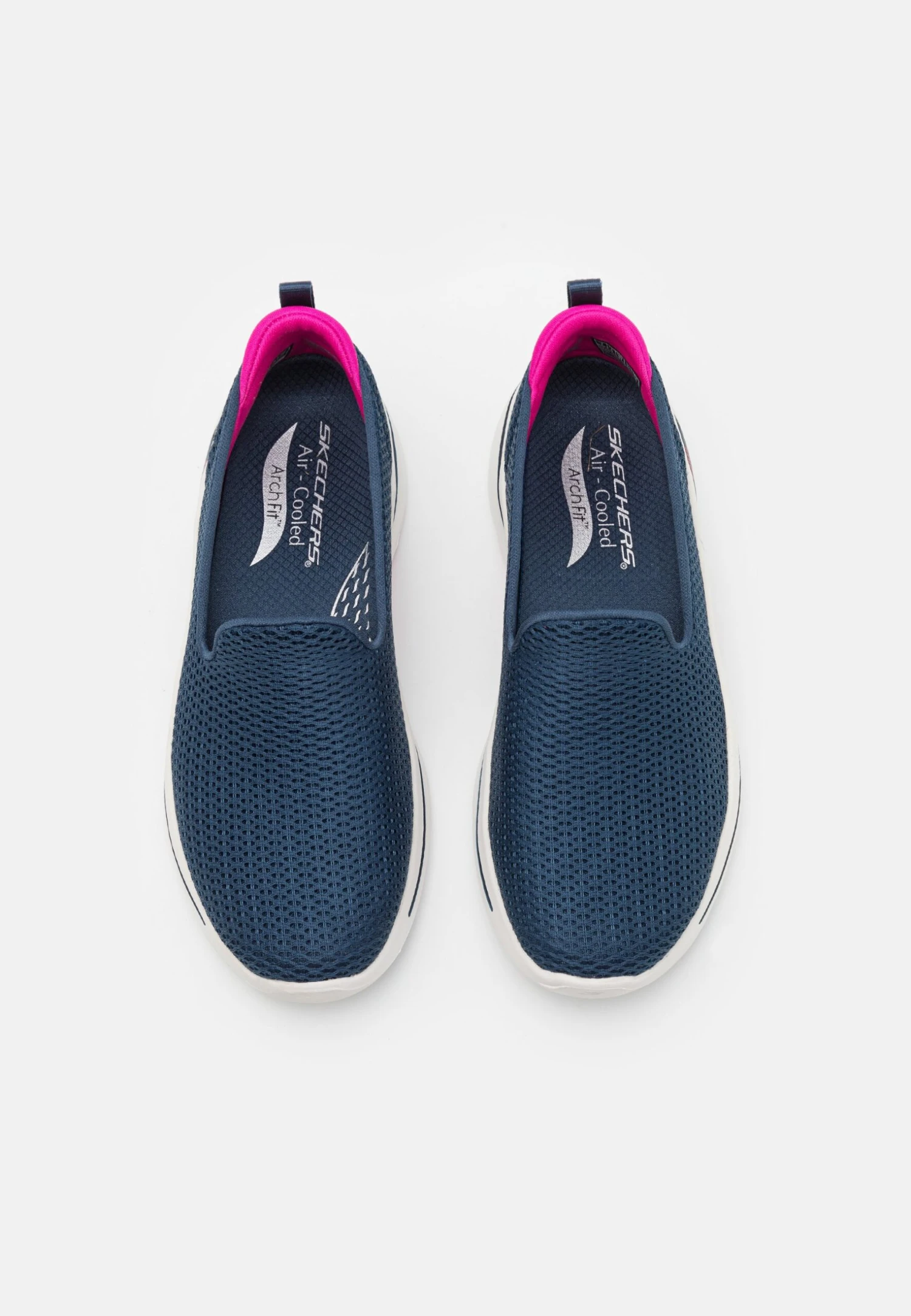 Go Walk Arch Fit Slip On - Sportieve Wandelschoenen - Navy Textile/Hot Pink Trim 6 Go Walk Arch Fit Slip On - Sportieve Wandelschoenen - Navy Textile/Hot Pink Trim - Afbeelding 4