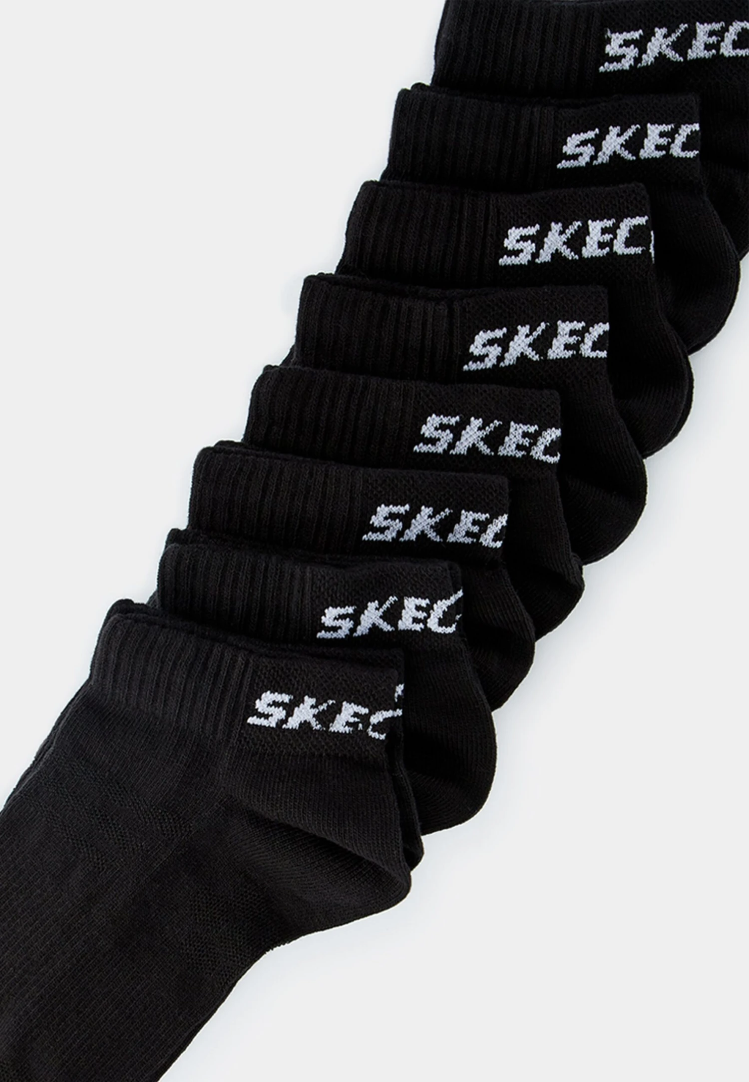 Skechers Basic Sneaker Ventilation 8 Pack - Sokken - Black 7 Skechers Basic Sneaker Ventilation 8 Pack - Sokken - Black - Afbeelding 5