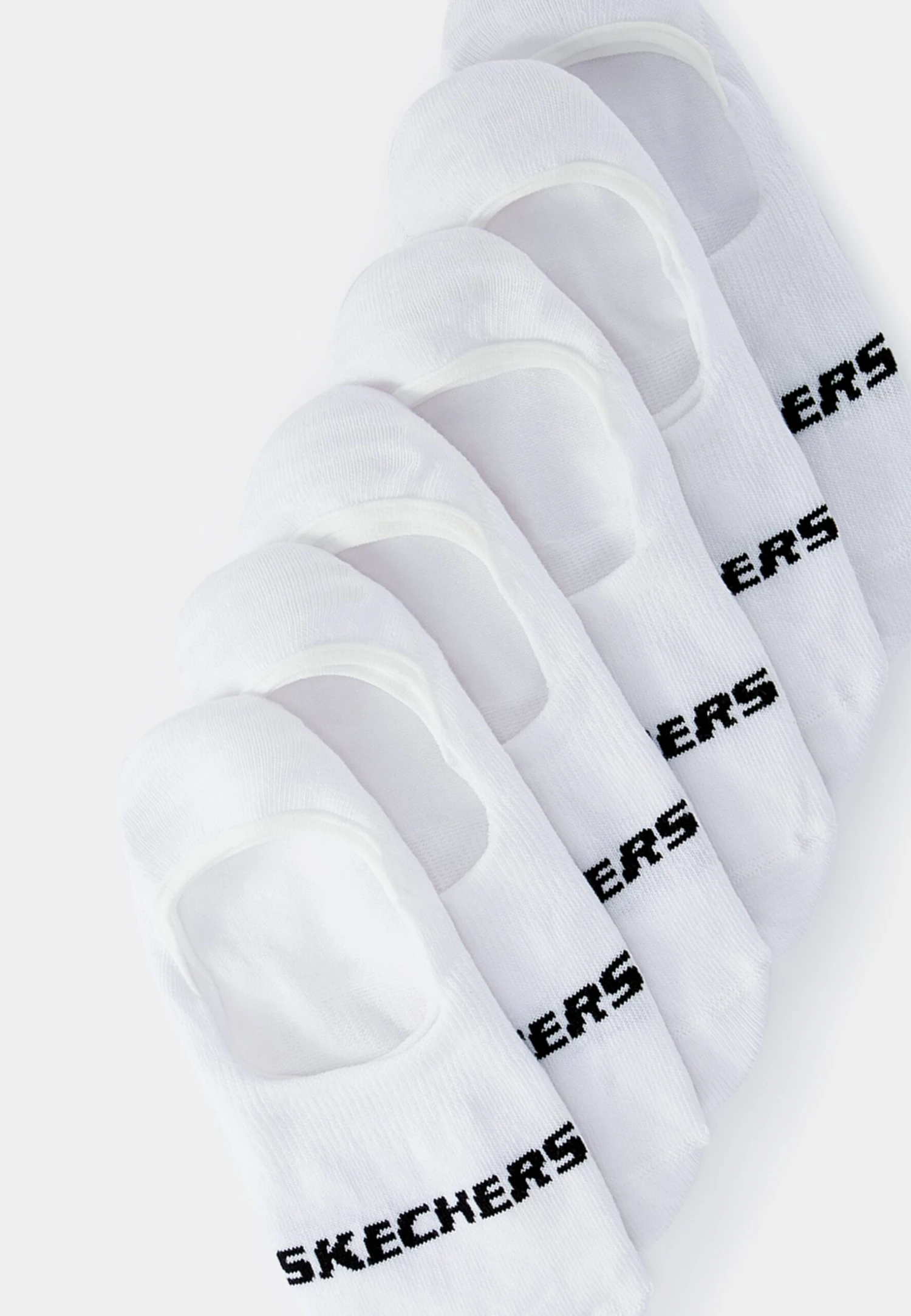 Skechers Basic Footies Ventilation 6Pack - Enkelsokken - White 7 Skechers Basic Footies Ventilation 6Pack - Enkelsokken - White - Afbeelding 5