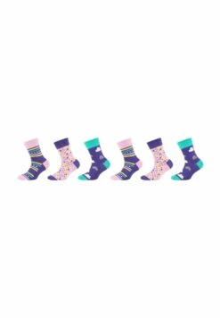 Skechers 6 Pack - Sokken - Purple Mix