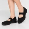 Seager - Ballerina'S Met Enkelbandjes - Black