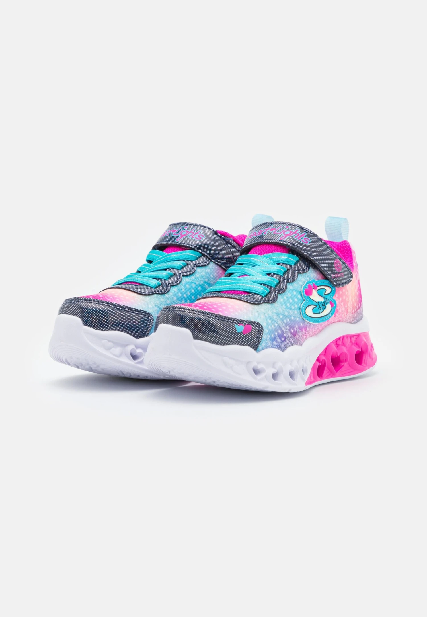 Skechers Flutter Heart Lights - Sneakers Laag - Navy/Multi-Coloured 4 Skechers Flutter Heart Lights - Sneakers Laag - Navy/Multi-Coloured - Afbeelding 2