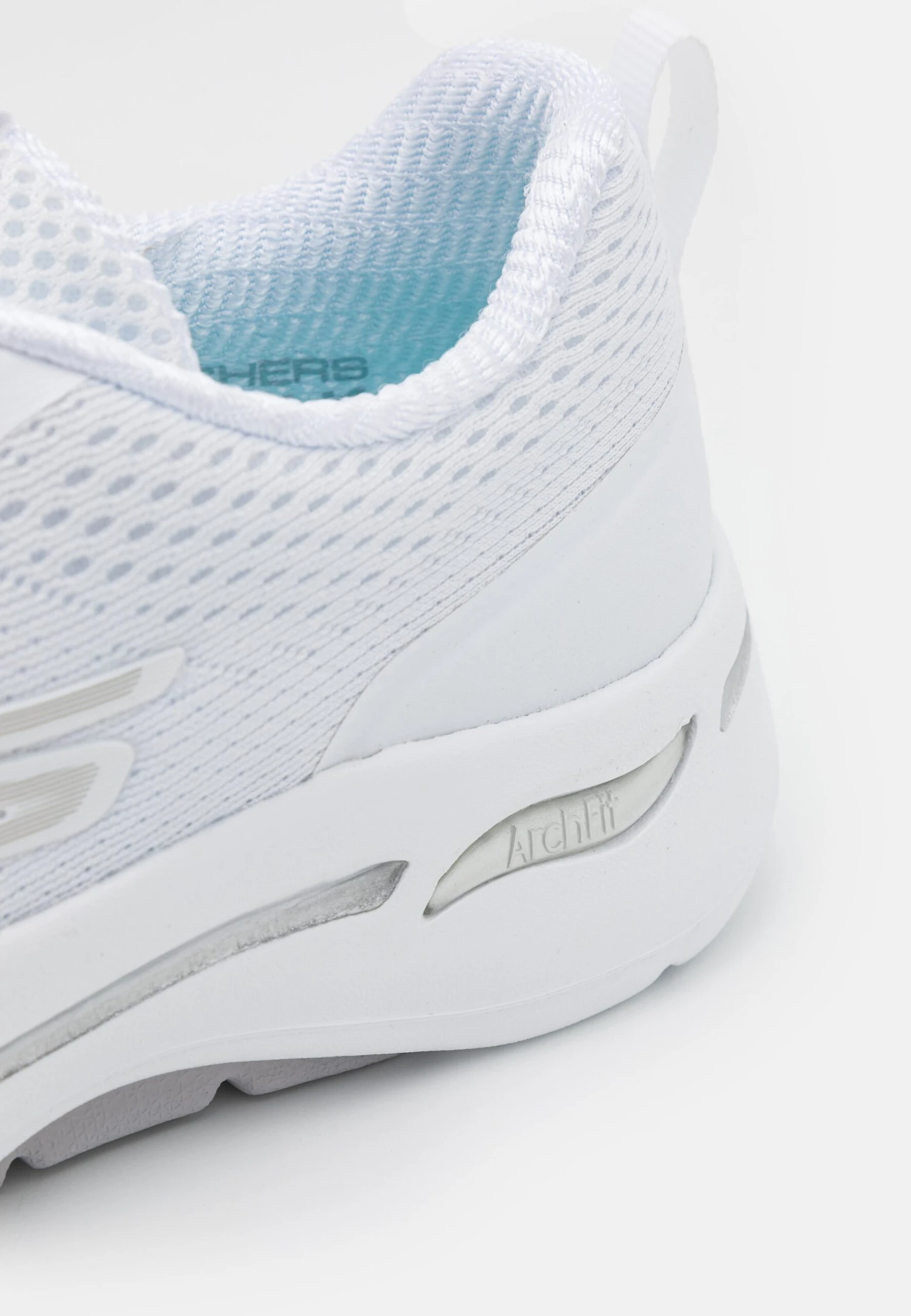 Go Walk Arch Fit Lace Up - Sportieve Wandelschoenen - White/Silver 8 Go Walk Arch Fit Lace Up - Sportieve Wandelschoenen - White/Silver - Afbeelding 6