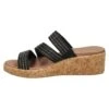 Skechers Archfit Beverly - Sandalen Met Sleehak - Zwart