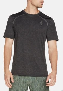 Skechers On The Road - T-Shirt Basic - Bkcc Black Charcoal -Zalando 52b6503aeba3469aaab8ecdeb76090ec