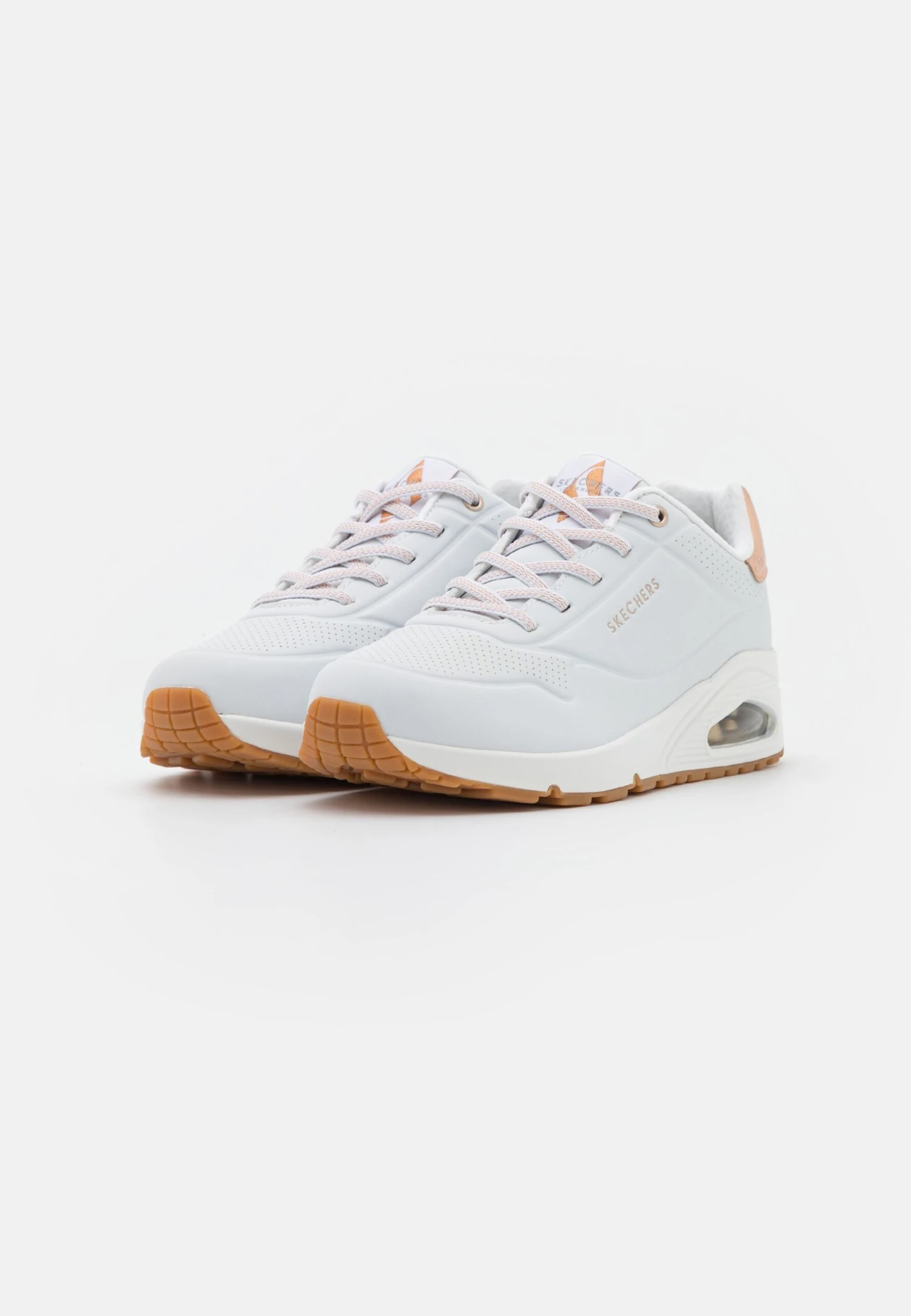 Uno - Sneakers Laag - White/Rose Gold 5 Uno - Sneakers Laag - White/Rose Gold - Afbeelding 3