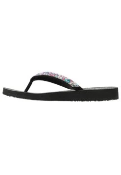 Skechers Meditation - Teensandalen - Black/Multicolor -Zalando 56a79e91dd5546e7afa323ee4408a30a
