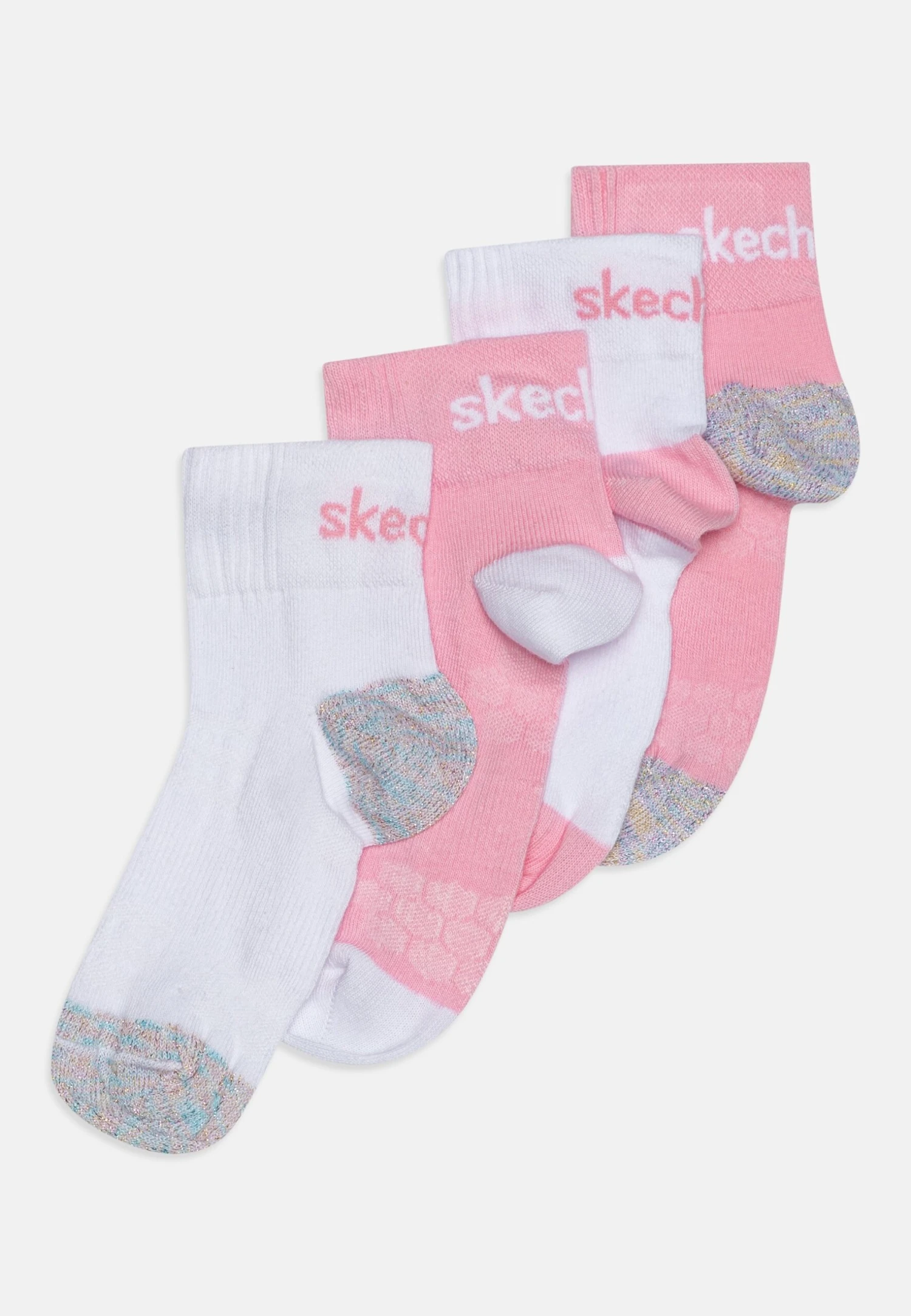 Skechers Ventailation 4 Pack - Sokken - White Mix 3 Skechers Ventailation 4 Pack - Sokken - White Mix