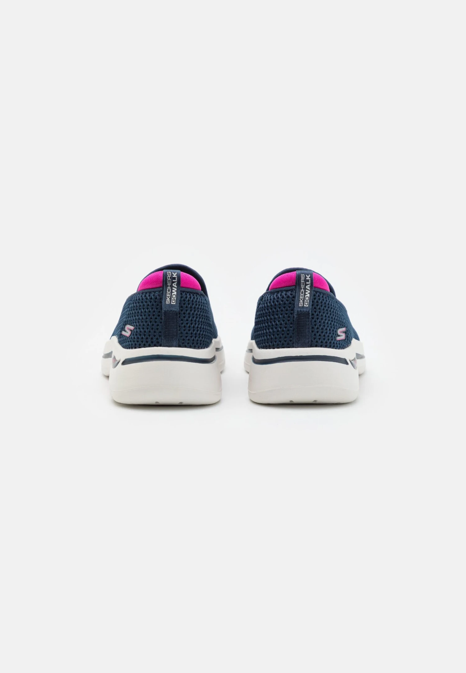 Go Walk Arch Fit Slip On - Sportieve Wandelschoenen - Navy Textile/Hot Pink Trim 5 Go Walk Arch Fit Slip On - Sportieve Wandelschoenen - Navy Textile/Hot Pink Trim - Afbeelding 3
