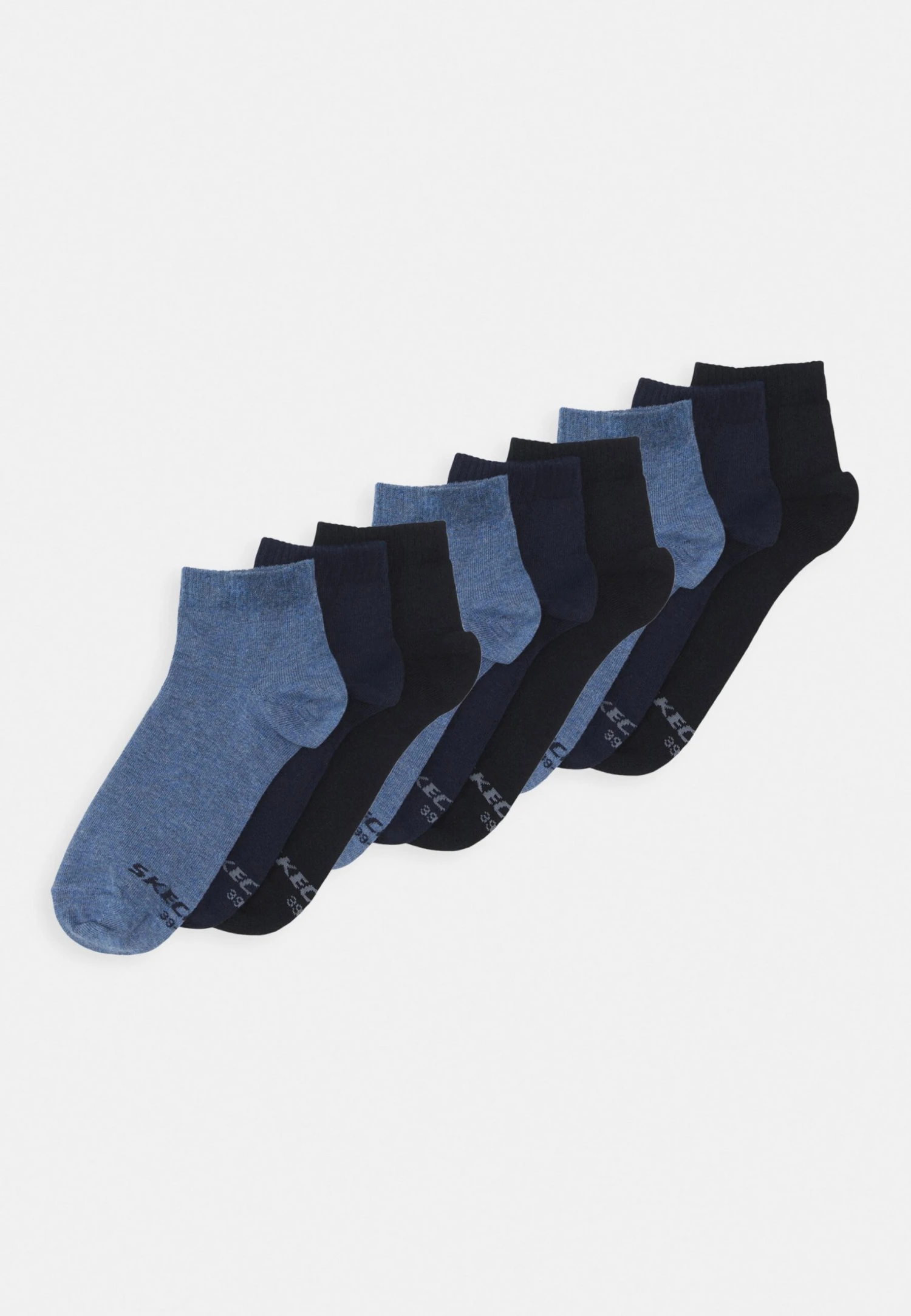 Skechers Online Women Basic Quarter 9 Pack - Sokken - Denim Melange 3 Skechers Online Women Basic Quarter 9 Pack - Sokken - Denim Melange