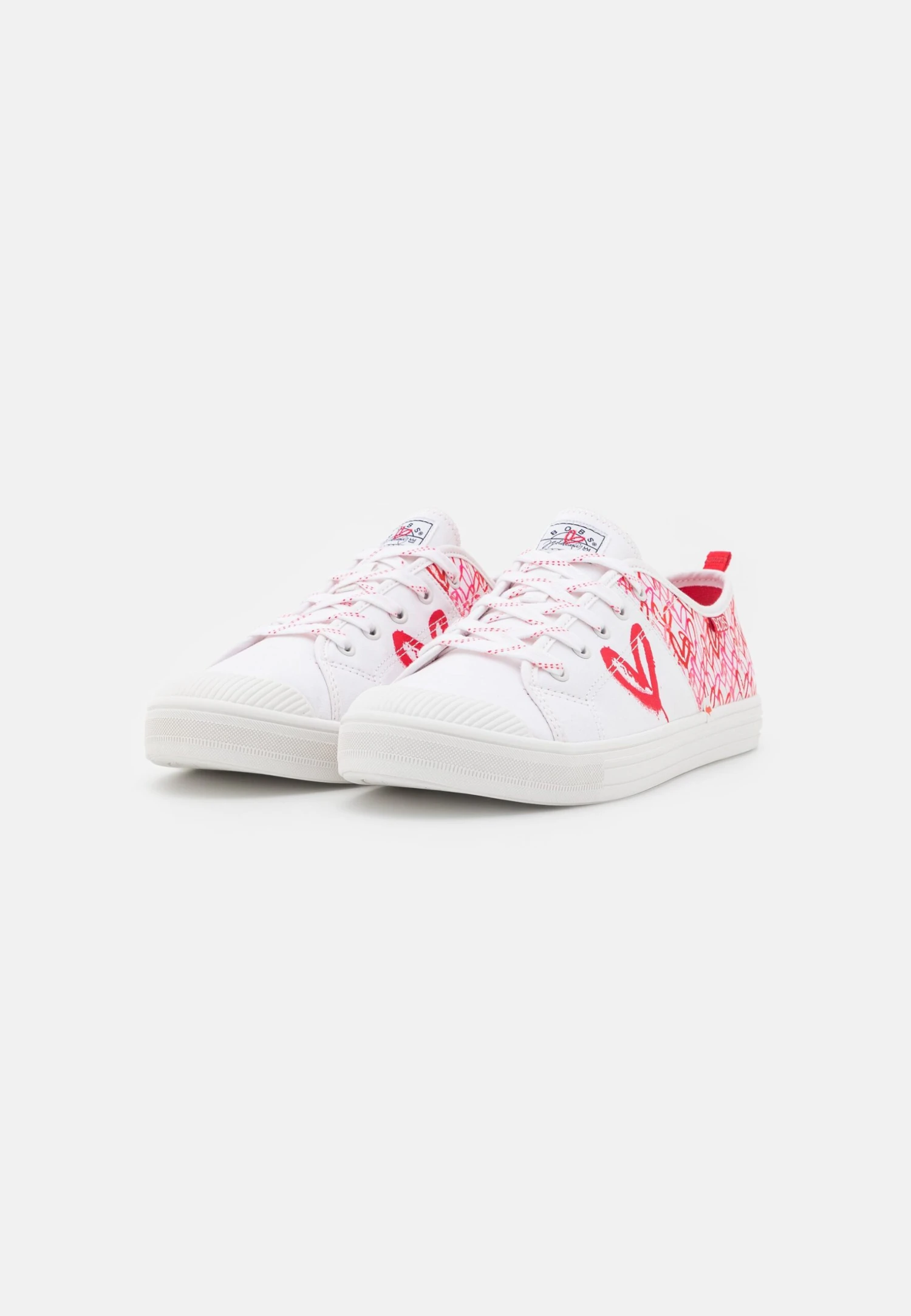 Skechers Bobs B Cool X Goldcrown - Sneakers Laag - White/Red/Pink 5 Skechers Bobs B Cool X Goldcrown - Sneakers Laag - White/Red/Pink - Afbeelding 3