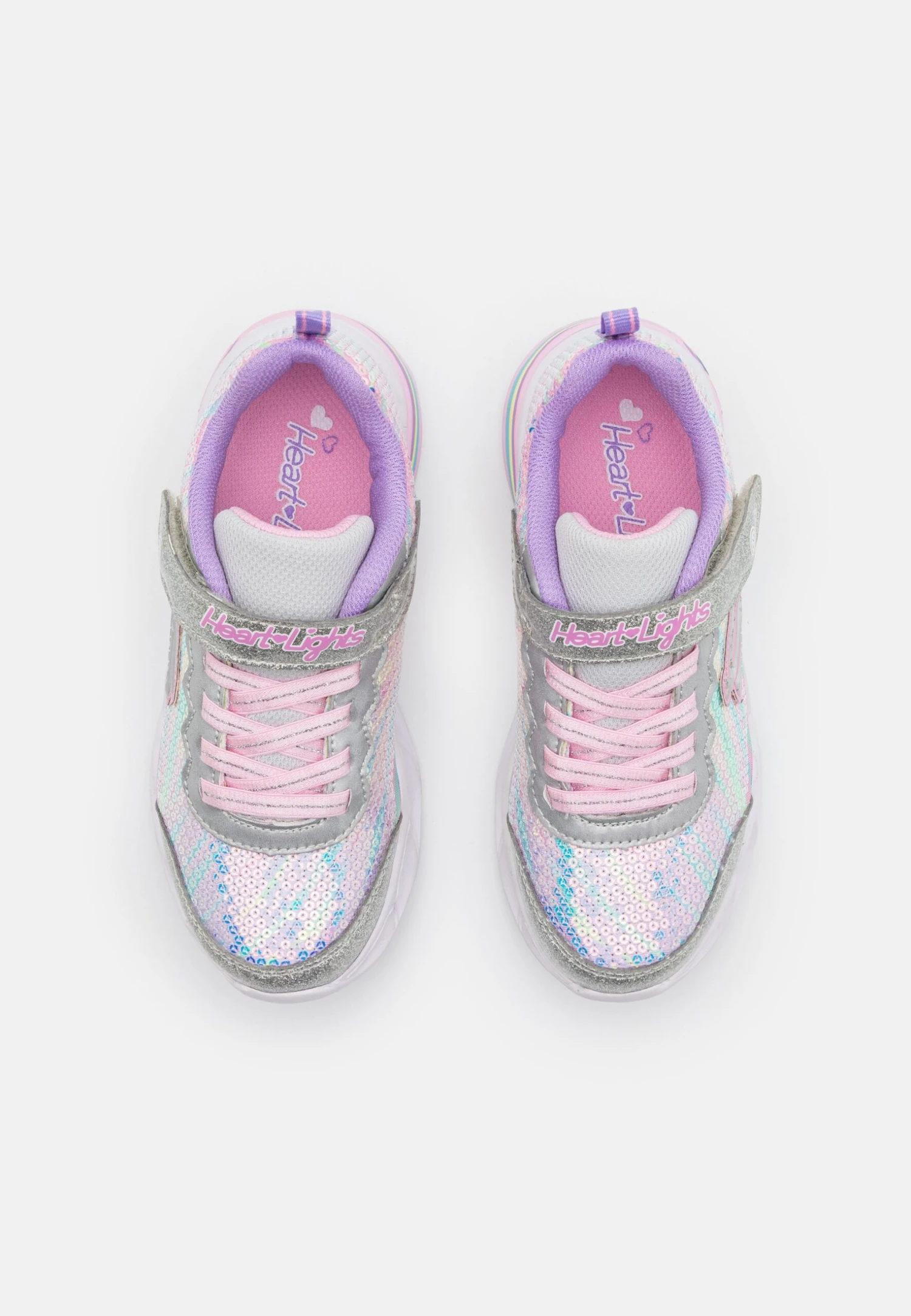 Skechers Sweetheart Lights - Sneakers Laag - Silver/Multi-Coloured 6 Skechers Sweetheart Lights - Sneakers Laag - Silver/Multi-Coloured - Afbeelding 4