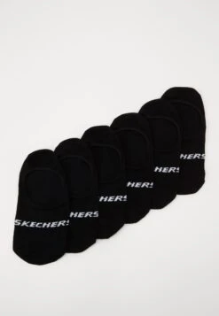 Skechers Basic Footies Ventilation 6Pack - Enkelsokken - Black