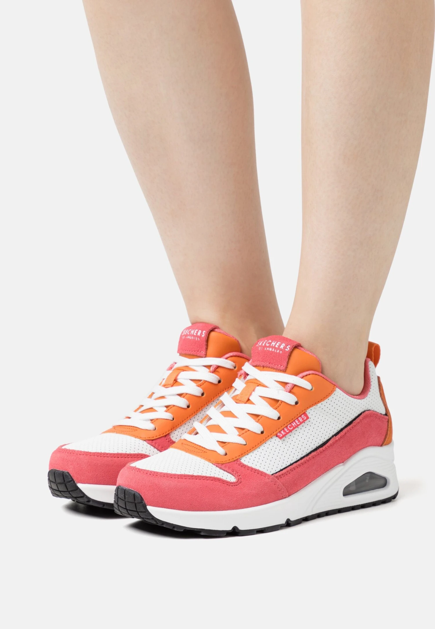Uno - Sneakers Laag - Pink/Orange/White 3 Uno - Sneakers Laag - Pink/Orange/White