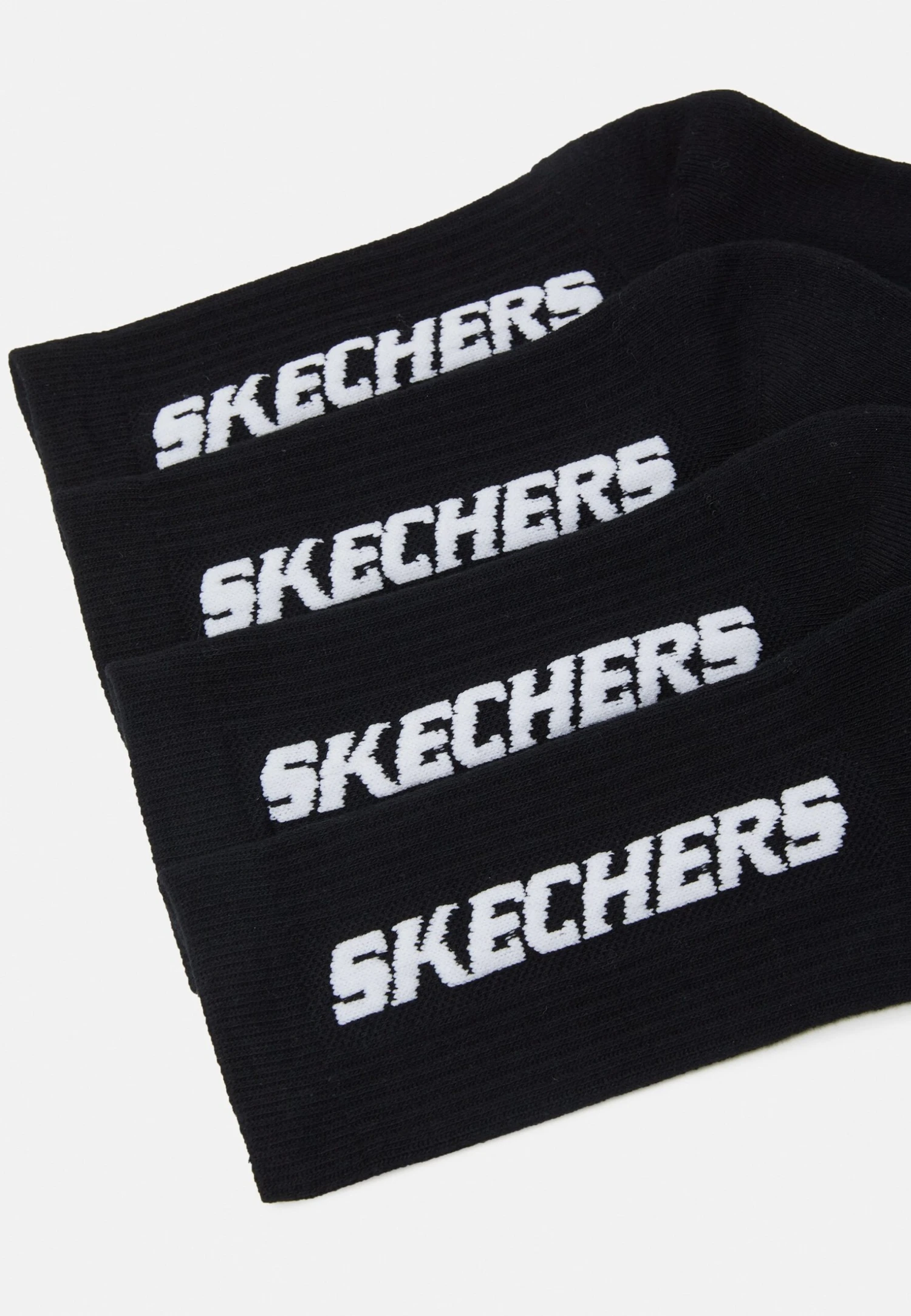 Skechers Boys Cushioned Tennis Socks 4 Pack Unisex - Sokken - Black 5 Skechers Boys Cushioned Tennis Socks 4 Pack Unisex - Sokken - Black - Afbeelding 3