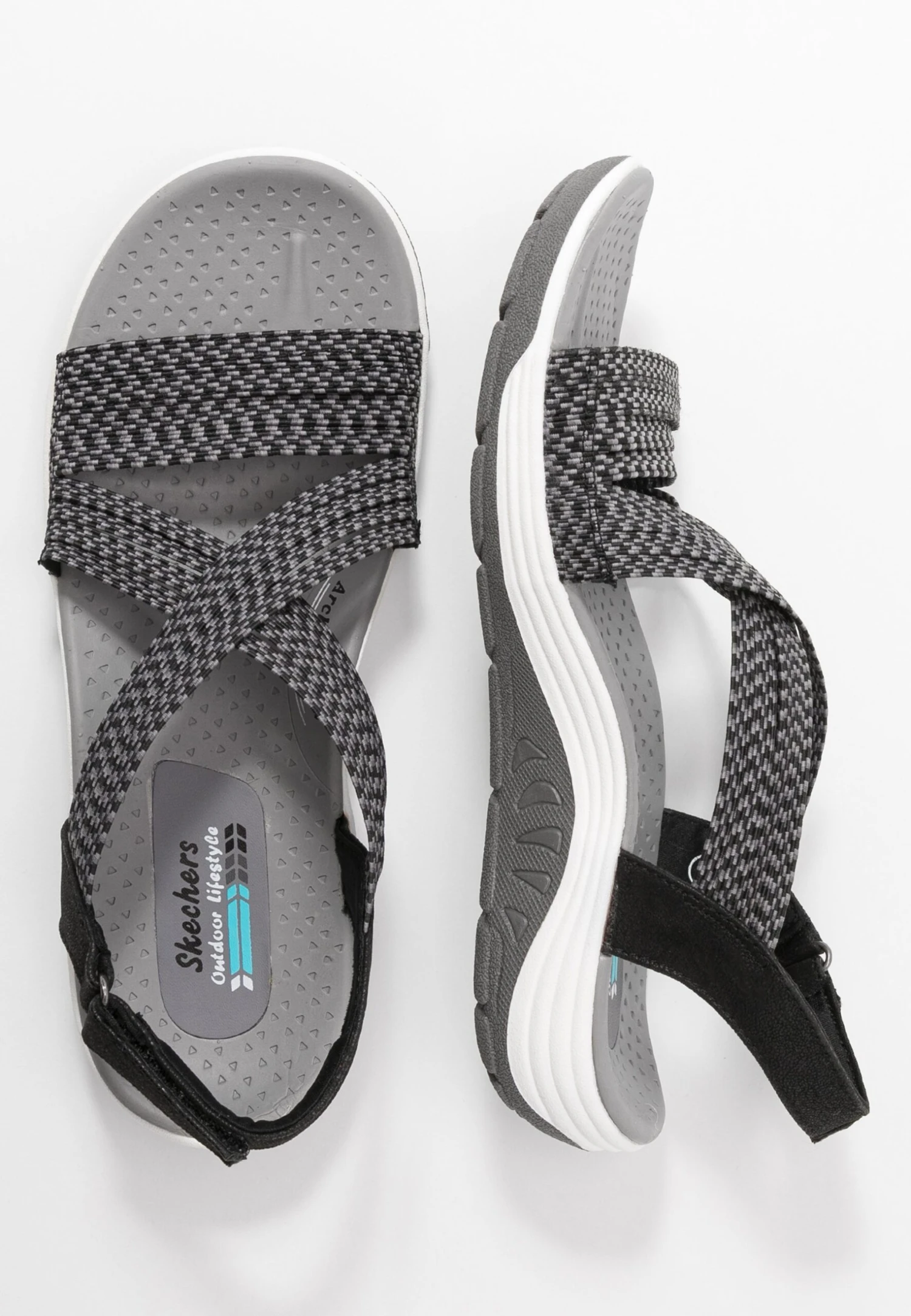 Skechers Reggae Cup - Outdoorsandalen - Black/Grey Gore 6 Skechers Reggae Cup - Outdoorsandalen - Black/Grey Gore - Afbeelding 4