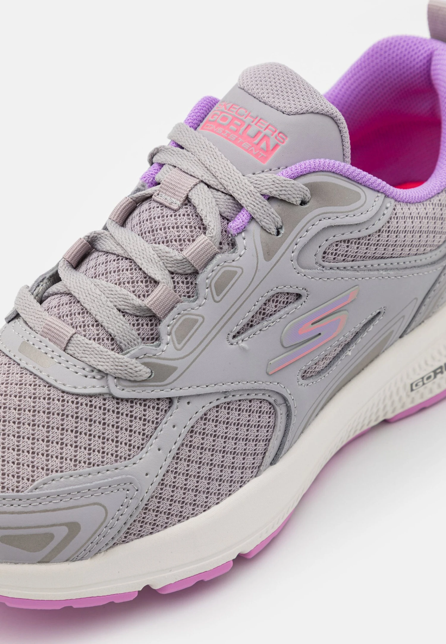 Go Run Consistent Lace Up - Hardloopschoenen Neutraal - Gray/Lavender 8 Go Run Consistent Lace Up - Hardloopschoenen Neutraal - Gray/Lavender - Afbeelding 6