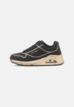 Skechers Uno Gen - Sneakers Laag - Black Synthetic/Rose Gold