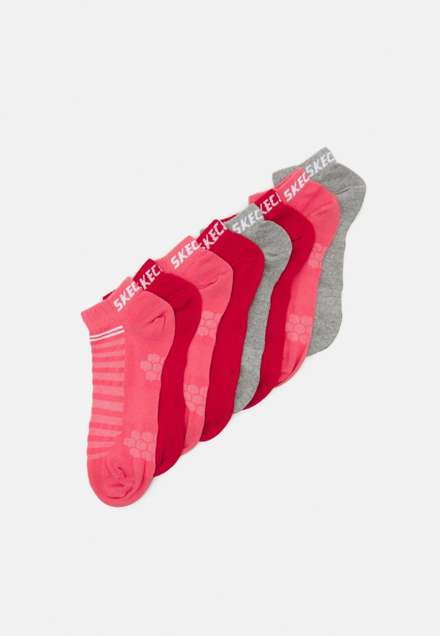 Skechers Basic Sneaker Ventilation 8 Pack - Sokken - Sun Kissed Coral 3 Skechers Basic Sneaker Ventilation 8 Pack - Sokken - Sun Kissed Coral