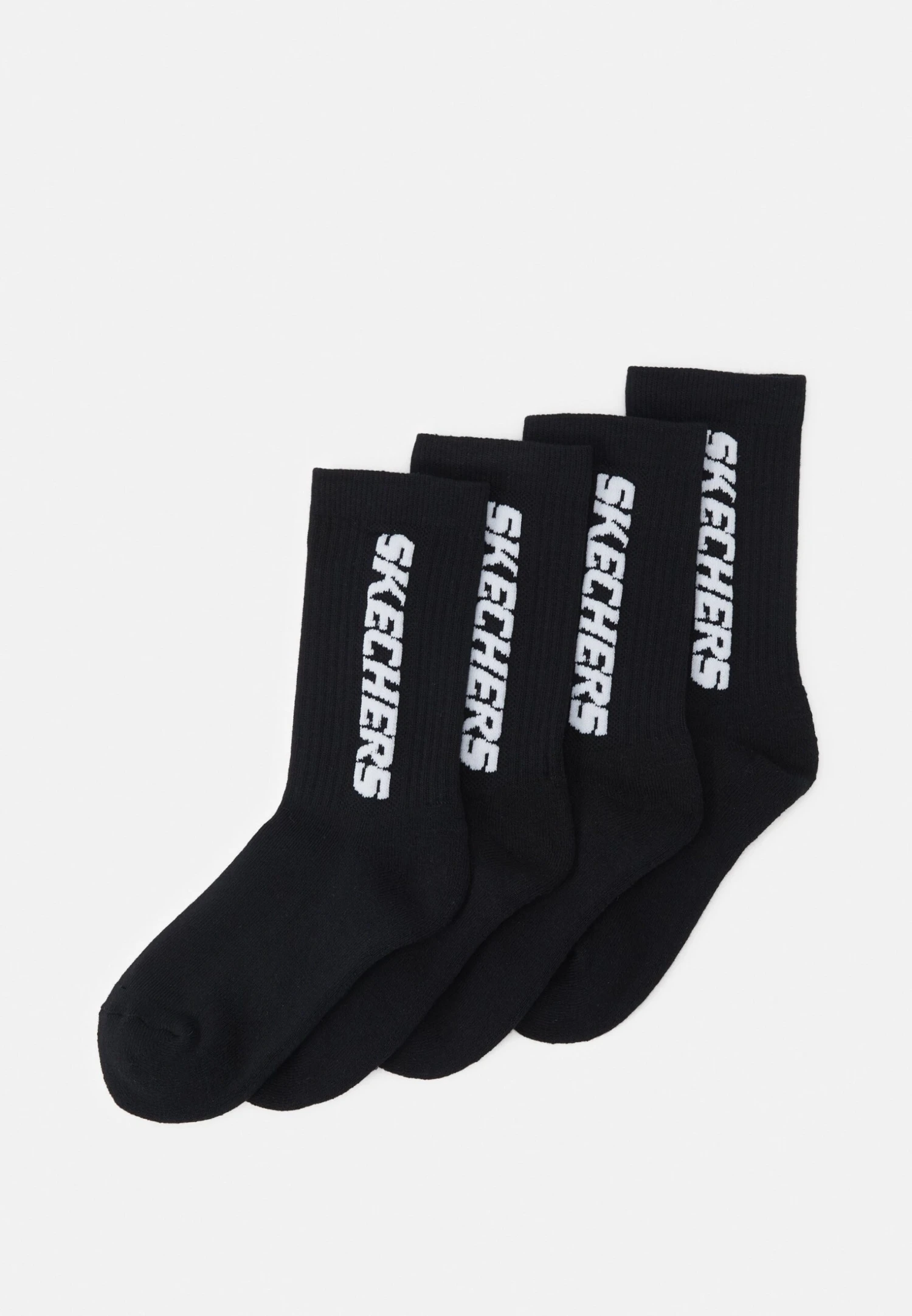 Skechers Boys Cushioned Tennis Socks 4 Pack Unisex - Sokken - Black 3 Skechers Boys Cushioned Tennis Socks 4 Pack Unisex - Sokken - Black