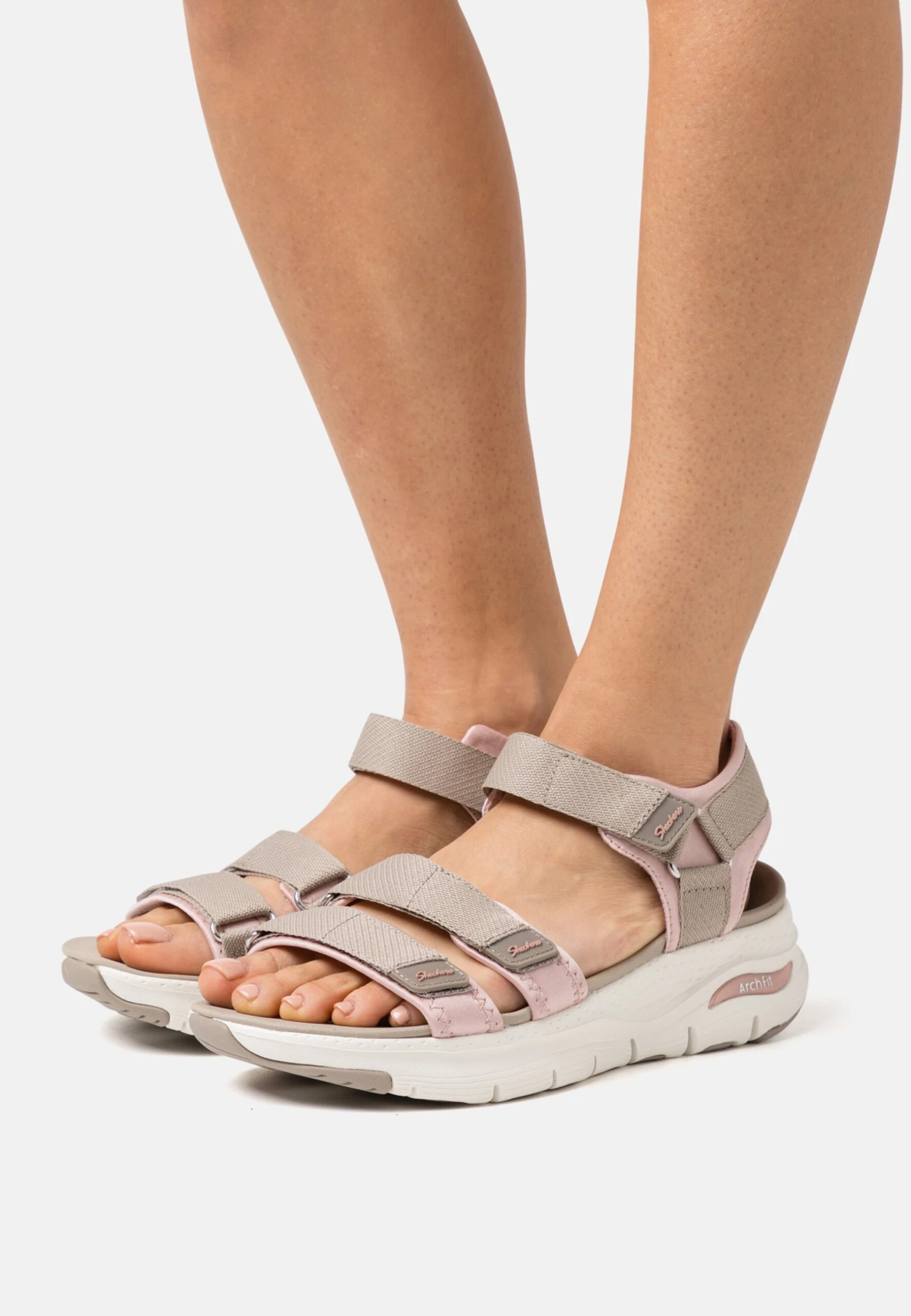 Arch Fit - Outdoorsandalen - Taupe Webbing/Pink Neoprene 3 Arch Fit - Outdoorsandalen - Taupe Webbing/Pink Neoprene