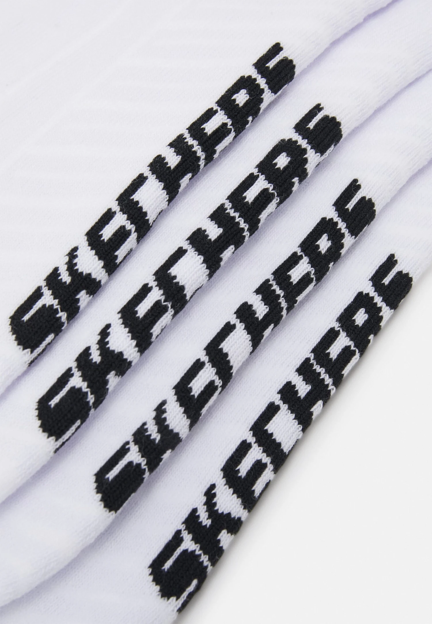 Skechers Online Basic Cushioned Quarter 4 Pack Unisex - Sokken - White 4 Skechers Online Basic Cushioned Quarter 4 Pack Unisex - Sokken - White - Afbeelding 2