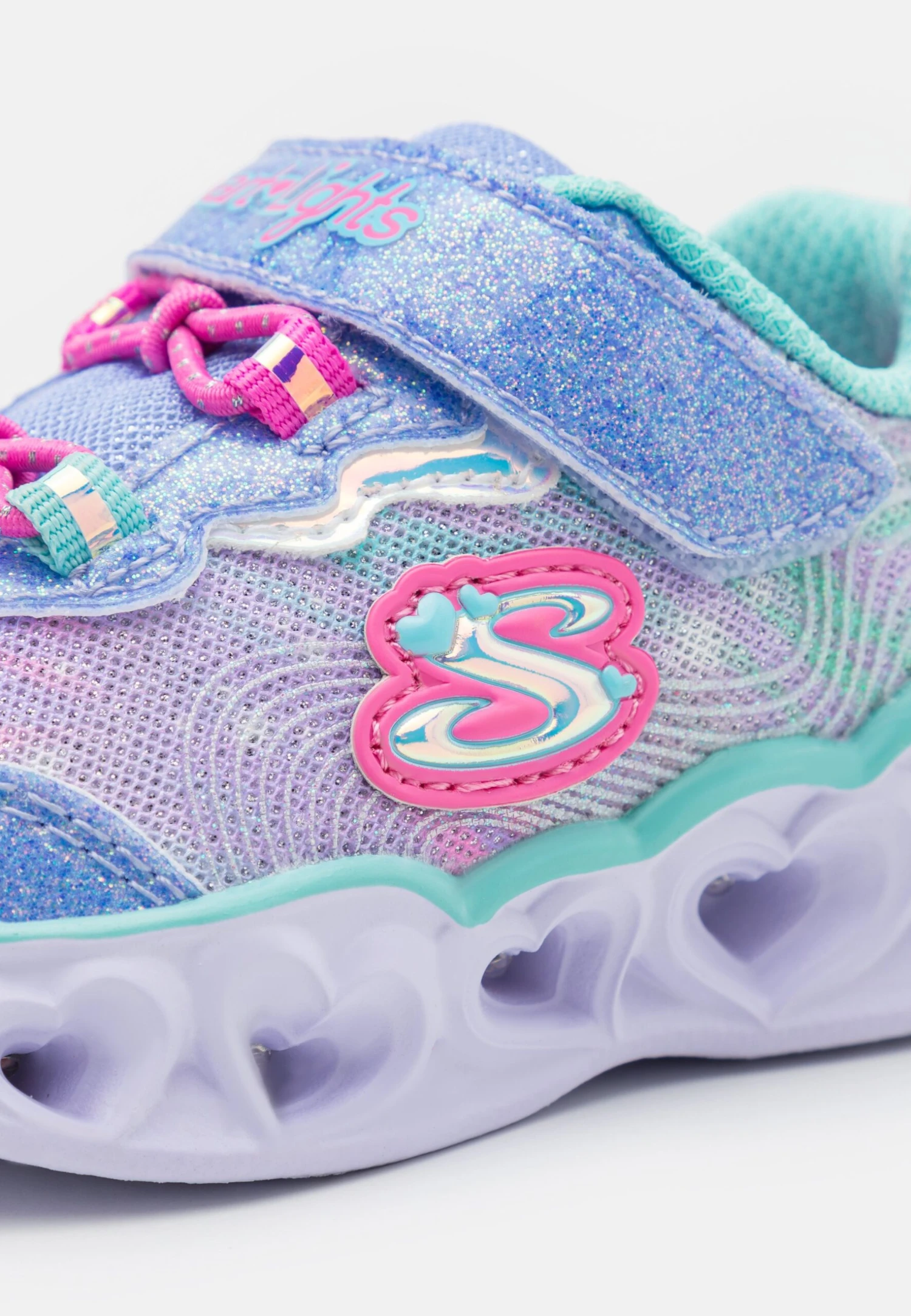Skechers Heart Lights - Sneakers Laag - Blue Sparkle/Multi-Coloured 8 Skechers Heart Lights - Sneakers Laag - Blue Sparkle/Multi-Coloured - Afbeelding 6