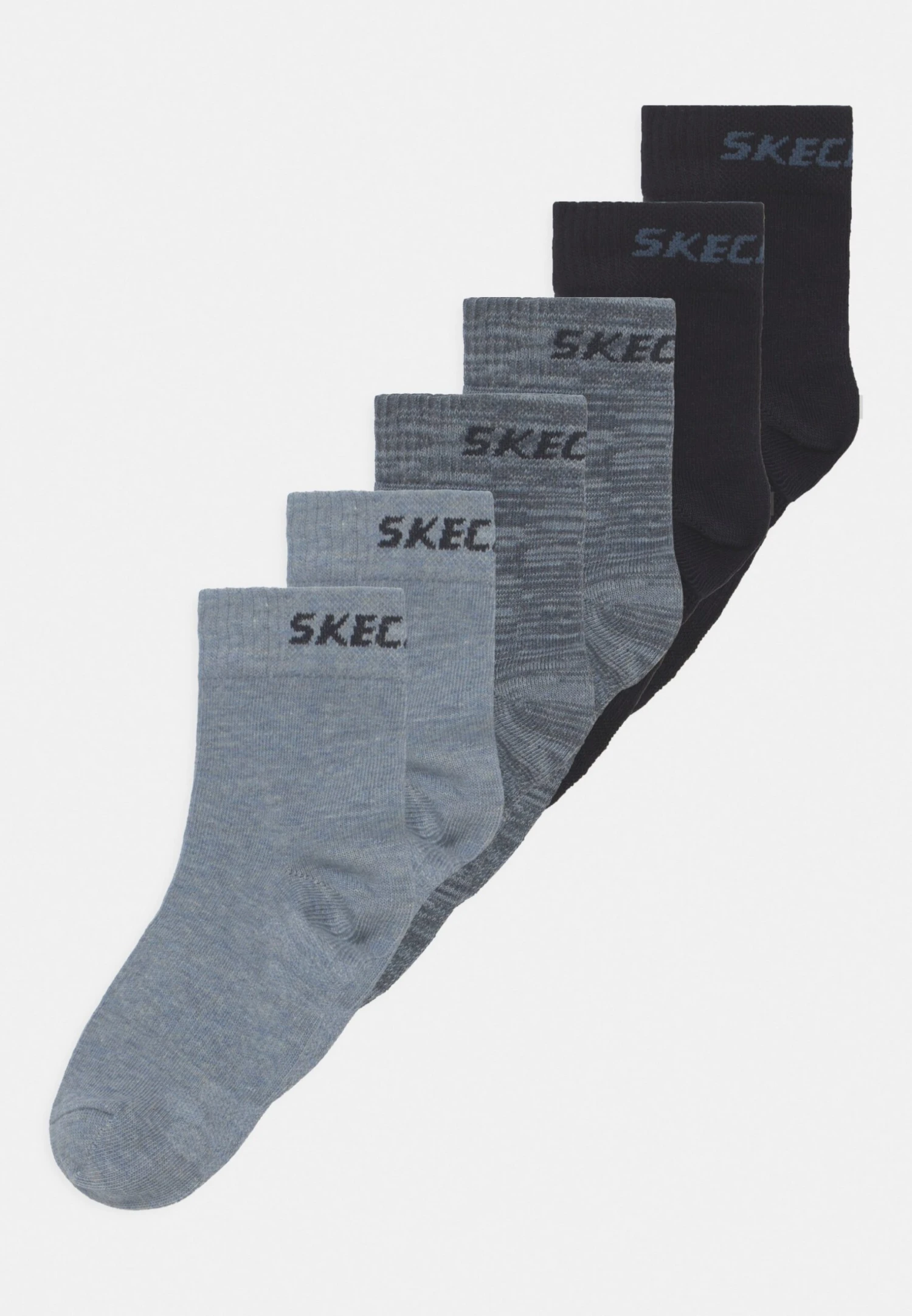Skechers Online Boys 6 Pack - Sokken - Stone Mouline 3 Skechers Online Boys 6 Pack - Sokken - Stone Mouline