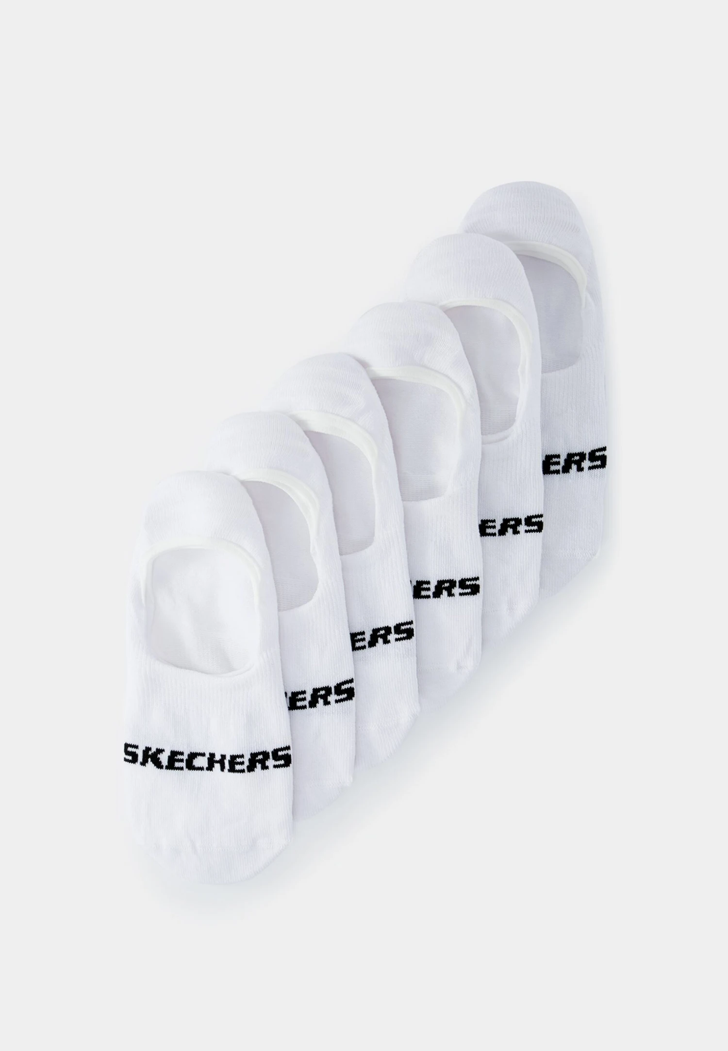 Skechers Basic Footies Ventilation 6Pack - Enkelsokken - White 6 Skechers Basic Footies Ventilation 6Pack - Enkelsokken - White - Afbeelding 4