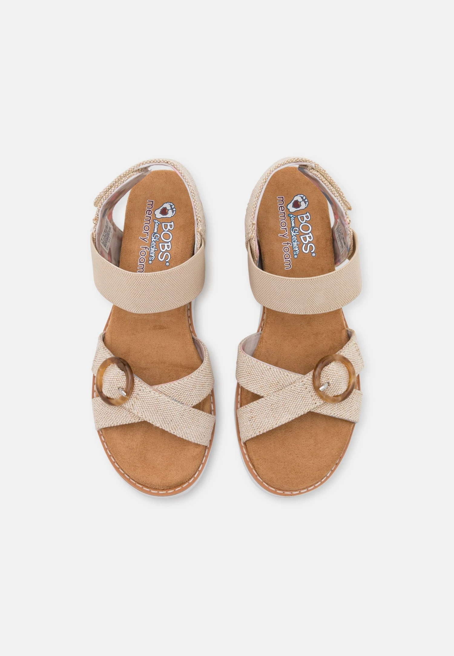 Skechers Desert Kiss Hi - Sandalen Met Sleehak - Natural 8 Skechers Desert Kiss Hi - Sandalen Met Sleehak - Natural - Afbeelding 6