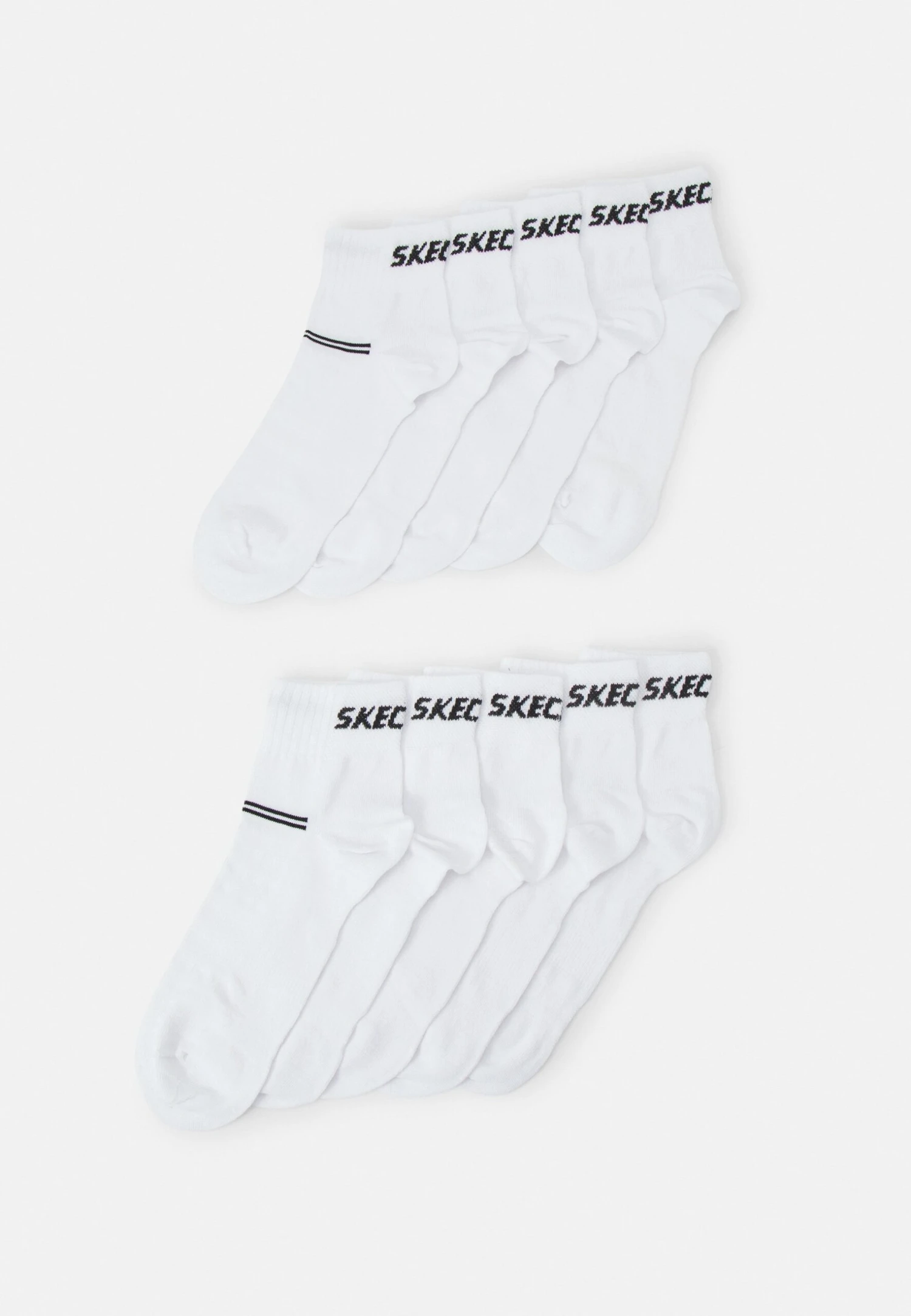 Skechers Online Ventilation Organic Quarter 10 Pack - Sokken - White 3 Skechers Online Ventilation Organic Quarter 10 Pack - Sokken - White