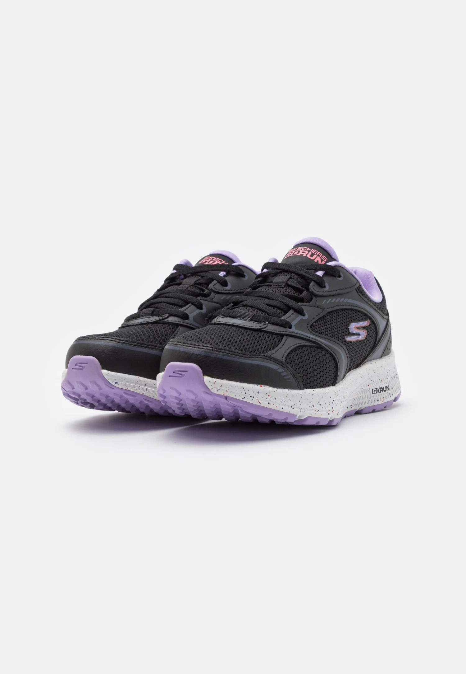 Go Run Consistent Lace Up - Hardloopschoenen Neutraal - Black/Lavender 4 Go Run Consistent Lace Up - Hardloopschoenen Neutraal - Black/Lavender - Afbeelding 2
