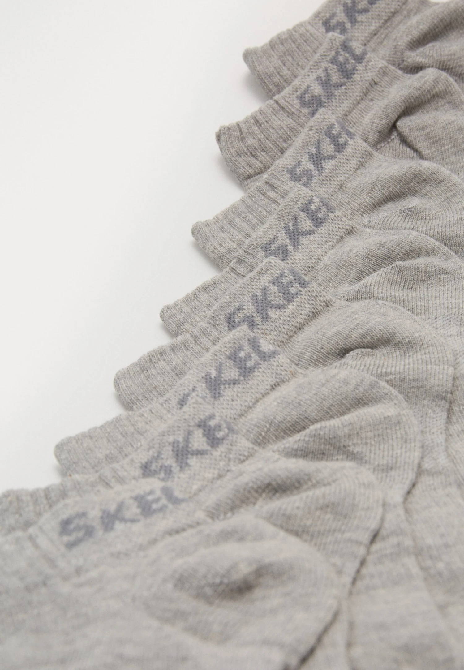 Skechers Basic Sneaker Ventilation 8 Pack - Sokken - Light Grey Melange 5 Skechers Basic Sneaker Ventilation 8 Pack - Sokken - Light Grey Melange - Afbeelding 3