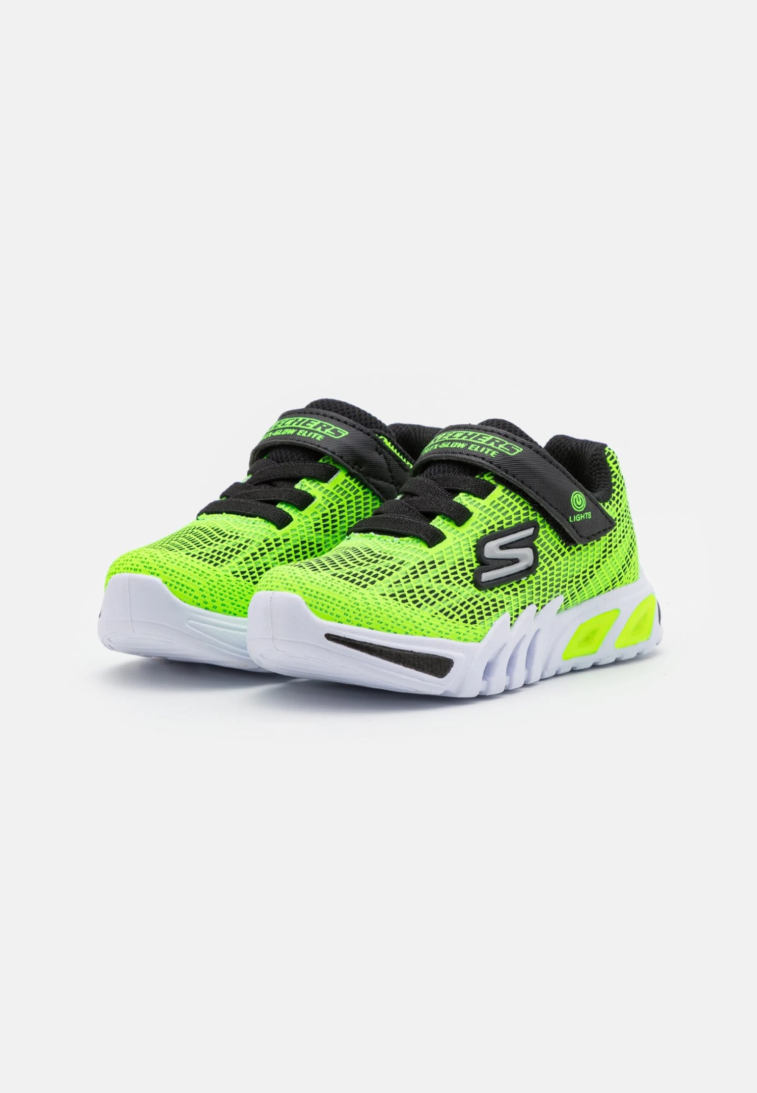 Skechers Flex Glow Elite - Sneakers Laag - Lime Synthetic/Black Trim 4 Skechers Flex Glow Elite - Sneakers Laag - Lime Synthetic/Black Trim - Afbeelding 2