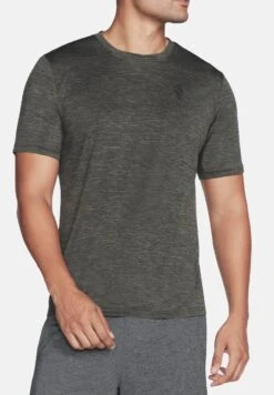 Skechers Apparel On The Road - T-Shirt Basic - Olv Olive