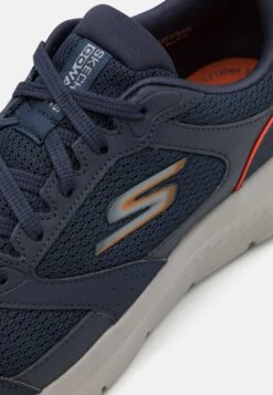 Go Walk Flex - Sportieve Wandelschoenen - Navy/Orange -Zalando b245d0d6407146718d09e43a8f0789fa