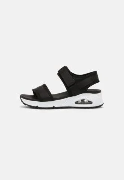 Uno - Sandalen - Black/White -Zalando b2cf2284d45e47a39dc42e7be7d4c09b